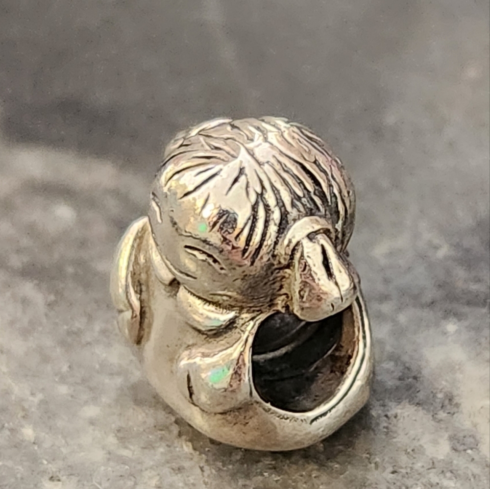 Authentic Pandora Retired Little Girl Charm - Picture 3 of 5